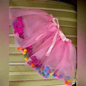 PRECIOUS BIRTHDAY GIRL TUTU ONE SIZE FITS ALL